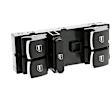 SET-Z8YV10730254-C Front, Driver and Passenger Side Window Switch Black