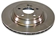 SET-Z96400361720-2 Rear Brake Disc, Plain Surface, Vented, 315 mm