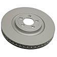 SET-ZCZ290226420 Front and Rear Brake Disc, Plain Surface, Vented