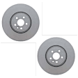 2017 Jaguar XE - Front Brake Disc, Plain Surface, Vented, 350 mm, 3.0L 6Cyl