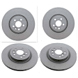 2017 Jaguar XE - Front and Rear Brake Disc, Plain Surface, Vented, Front-350 mm/Rear-325 mm, 3.0L 6Cyl