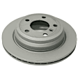 SET-ZCZ34118848417-A Front and Rear Brake Disc, Plain Surface