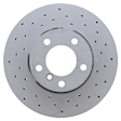 SET-ZCZ34118848417-A Front and Rear Brake Disc, Plain Surface