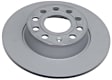 SET-ZCZ600323420-2 Rear Brake Disc, Plain Surface, Solid, 253 mm