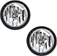 Front, Driver and Passenger Side Fog Lights, With bulb(s), Halogen