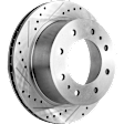 2019 Chevrolet Silverado 2500 HD - Front and Rear Brake Disc, Cross-drilled and Slotted, Vented, 8 Lugs, 6.0L 8Cyl, Pro-Line Series