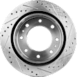 2019 Chevrolet Silverado 2500 HD - Front and Rear Brake Disc, Cross-drilled and Slotted, Vented, 8 Lugs, 6.0L 8Cyl, Pro-Line Series