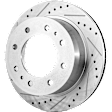 2019 Chevrolet Silverado 2500 HD - Front and Rear Brake Disc, Cross-drilled and Slotted, Vented, 8 Lugs, 6.0L 8Cyl, Pro-Line Series
