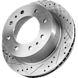 2019 Chevrolet Silverado 2500 HD - Front and Rear Brake Disc, Cross-drilled and Slotted, Vented, 8 Lugs, 6.0L 8Cyl, Pro-Line Series