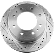 2019 Chevrolet Silverado 2500 HD - Front and Rear Brake Disc, Cross-drilled and Slotted, Vented, 8 Lugs, 6.0L 8Cyl, Pro-Line Series