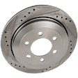 2014 Ford Expedition XLT - Front and Rear Brake Disc, Cross-drilled and Slotted, 6 Lugs, Front-350.01 mm/Rear-342.2 mm, 5.4L 8Cyl, Pro-Line Series