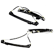 SETURO51337202480PRM Front, Driver and Passenger Side Power Window Regulator, Without Motor