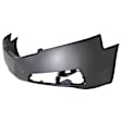 0002BA-87-0 Front Primed Bumper Cover, White Glove Premium Unfolded Delivery,  With Fog Light Holes, Without Parking Aid Sensor Holes