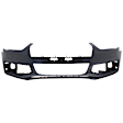2015 Audi S4 - Front Primed Bumper Cover, For Models Without Warning System, White Glove Delivery