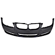 0054C-87C-0 Front Primed Bumper Cover, White Glove Premium Unfolded Delivery,  Sedan/Wagon, With Fog Light Holes, Without Park Distance Control, Without Headlight Washer Holes