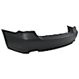 0054C-89A-0 Rear Primed Bumper Cover, White Glove Premium Unfolded Delivery,  Sedan, (2.5L/3.0L Engine), Without Park Distance Control
