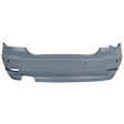 0056B-89-0 Rear Primed Bumper Cover, White Glove Premium Unfolded Delivery