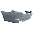 0056B-89-0 Rear Primed Bumper Cover, White Glove Premium Unfolded Delivery