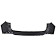 0068-89Q-1 Rear, Primed Upper Bumper Cover, White Glove Premium Unfolded Delivery, CAPA CERTIFIED