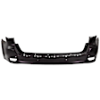 088-89U Rear Primed Upper Bumper Cover, White Glove Premium Unfolded Delivery