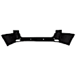 088-89U Rear Primed Upper Bumper Cover, White Glove Premium Unfolded Delivery
