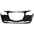 108A-87-2 Front Primed Bumper Cover, White Glove Premium Unfolded Delivery,  Base Model Except SRT 8 Model, Without Parking Aid Sensor Holes