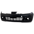 2011 Nissan Versa - Front Primed Bumper Cover,  For Models Without Spoiler, Sedan, White Glove Delivery