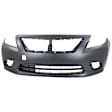 1601E-87-0 Front Primed Bumper Cover, White Glove Premium Unfolded Delivery