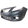 1601E-87-0 Front Primed Bumper Cover, White Glove Premium Unfolded Delivery