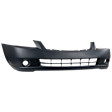 1613-87Q-0 Front Primed Bumper Cover, White Glove Premium Unfolded Delivery, CAPA Certified