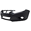 1614-87Q-3 Front Primed Bumper Cover, White Glove Premium Unfolded Delivery, CAPA Certified