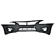 1614A-87-0 Front Primed Bumper Cover, White Glove Premium Unfolded Delivery,  Sedan