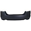 1614C-89-0 Rear Primed Bumper Cover, White Glove Premium Unfolded Delivery,  Sedan