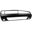 162-87AQ Front Primed Bumper Cover, White Glove Premium Unfolded Delivery,  With Fog Light Holes, CAPA CERTIFIED