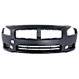 1633-87-0 Front Primed Bumper Cover, White Glove Premium Unfolded Delivery,  With Fog Light Holes