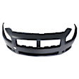 1633-87-0 Front Primed Bumper Cover, White Glove Premium Unfolded Delivery,  With Fog Light Holes