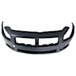 1633-87Q-0 Front Primed Bumper Cover, White Glove Premium Unfolded Delivery,  With Fog Light Holes CAPA Certified