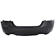 1633-89AQ-0 Rear Primed Bumper Cover, White Glove Premium Unfolded Delivery, CAPA Certified