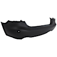 1633-89AQ-0 Rear Primed Bumper Cover, White Glove Premium Unfolded Delivery, CAPA Certified