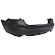 1633-89Q-0 Rear Primed Bumper Cover, White Glove Premium Unfolded Delivery, CAPA Certified