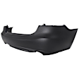 1633-89Q-0 Rear Primed Bumper Cover, White Glove Premium Unfolded Delivery, CAPA Certified