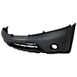1658-87Q-0 Front Upper Primed, Lower Textured Bumper Cover, White Glove Premium Unfolded Delivery,  CAPA CERTIFIED