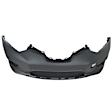 1662C-87Q-0 Front Primed Bumper Cover, White Glove Premium Unfolded Delivery, CAPA Certified