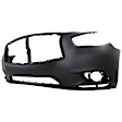 1713-87Q-0 Front Primed Bumper Cover, White Glove Premium Unfolded Delivery, CAPA Certified