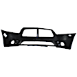 173A-87 Front Primed Bumper Cover, White Glove Premium Unfolded Delivery,  For Models Without Adaptive Cruise Control, Except SRT-8