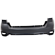 193-89UQU Rear, Primed Upper Bumper Cover, White Glove Premium Unfolded Delivery, CAPA CERTIFIED