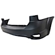 193-89UQU Rear, Primed Upper Bumper Cover, White Glove Premium Unfolded Delivery, CAPA CERTIFIED