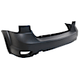 193-89UQU Rear, Primed Upper Bumper Cover, White Glove Premium Unfolded Delivery, CAPA CERTIFIED