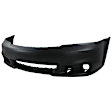 199-87A Front Primed Bumper Cover, White Glove Premium Unfolded Delivery,  With Fog Light Holes