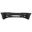 199-87A Front Primed Bumper Cover, White Glove Premium Unfolded Delivery,  With Fog Light Holes